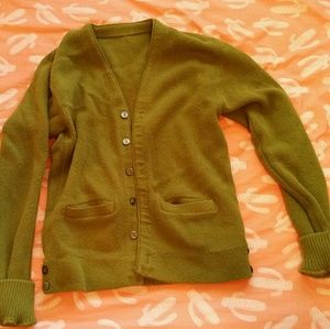 Vintage Green Cardigan